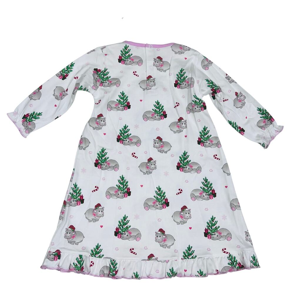 NWT La Luna 4T Hippo PJ Gown - Picture 2 of 4